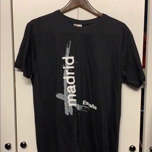 Madrid black T-shirt new